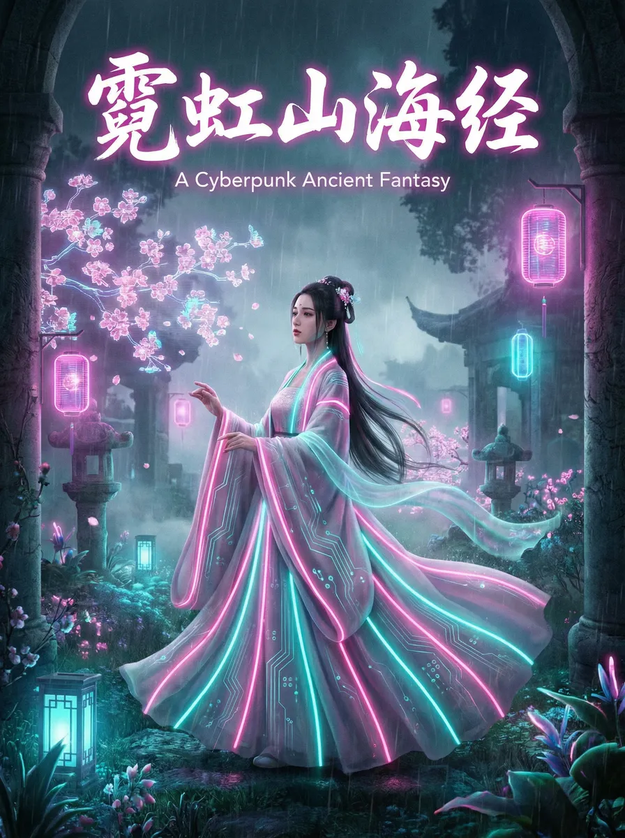 守望的天空在线观看 古风奇缘短剧 - 霓虹山海经海报